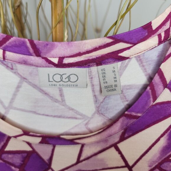 LOGO By Lori Goldstein Tunic Womens Small - Picture 4 of 7